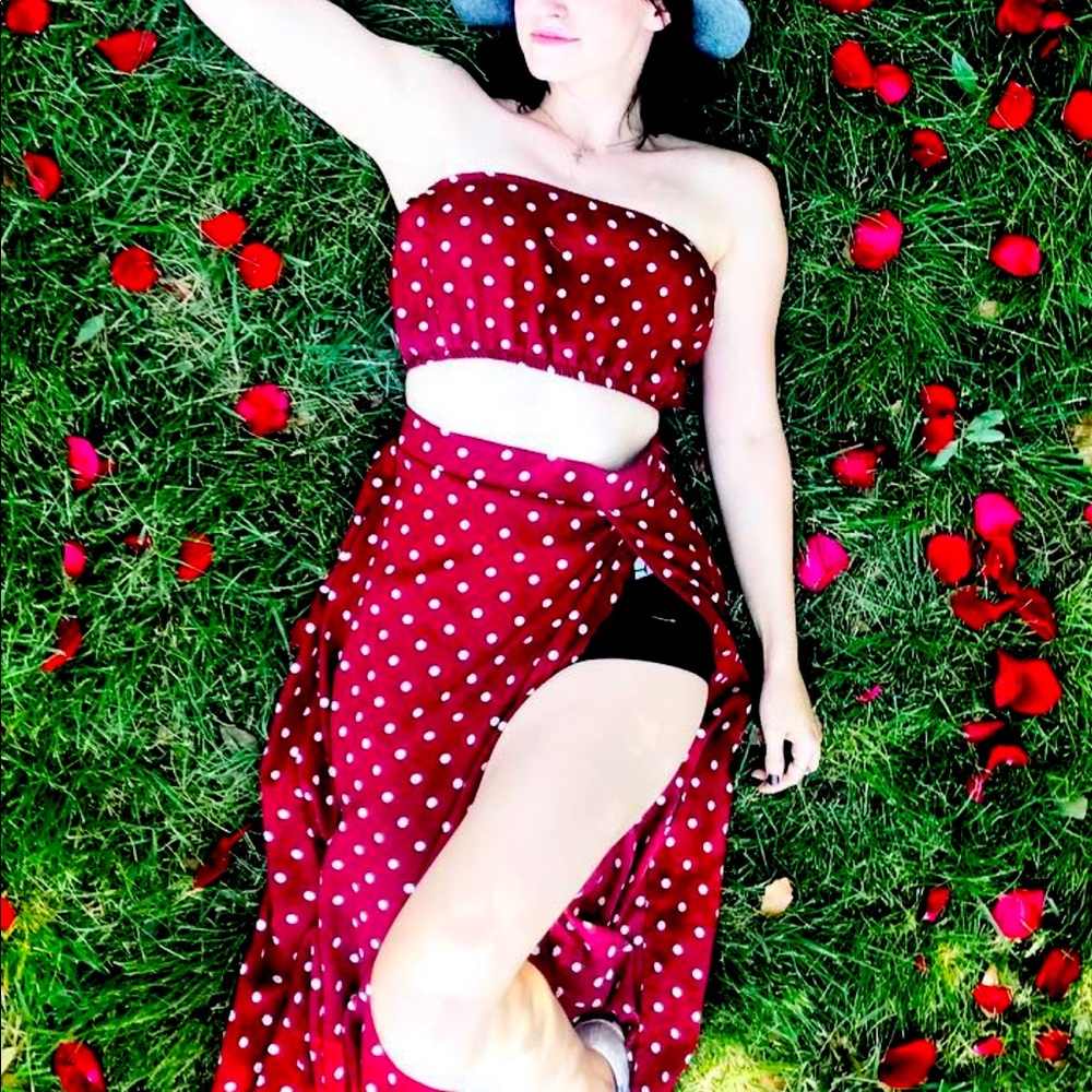 Polka Dot Cover Up Set